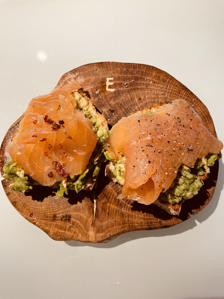 Smoked Salmon and Avocado on Soda Bread&nbsp;Toast